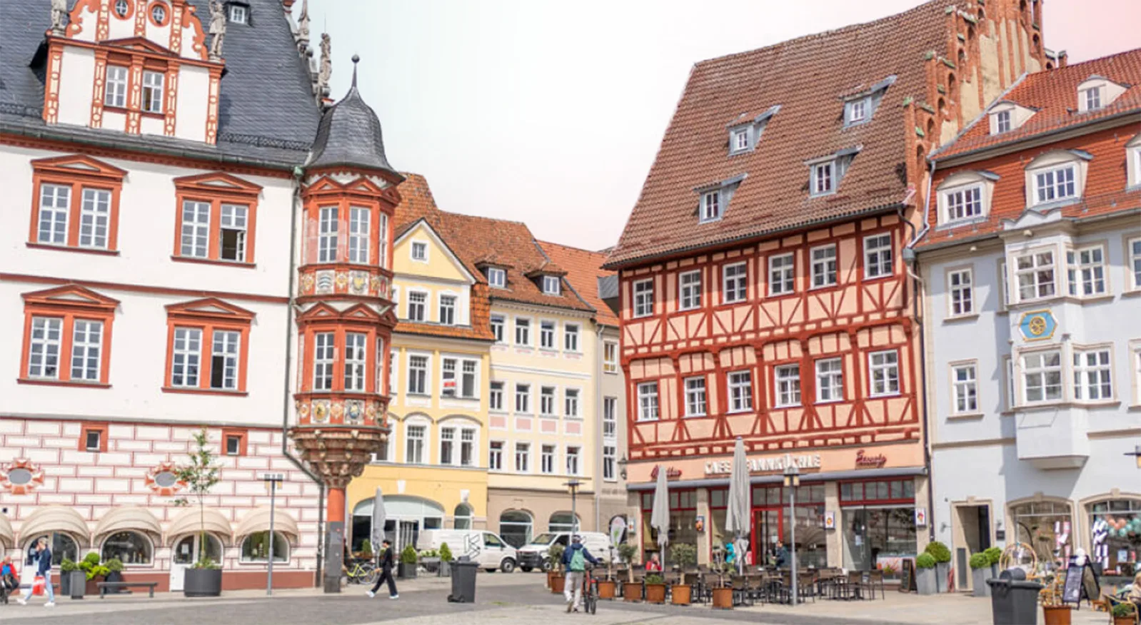 Coburgo, scorcio del centro città